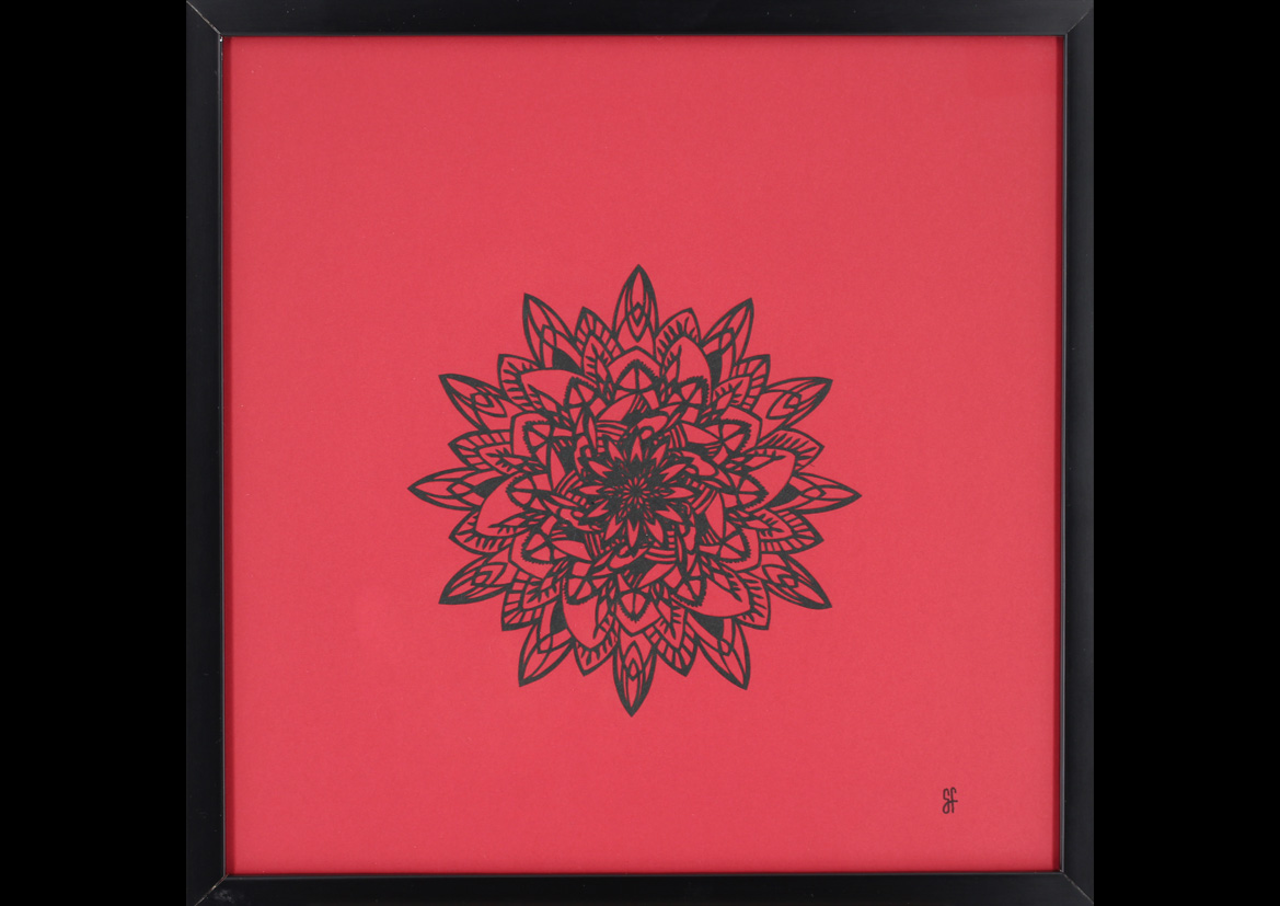 Mandala noir - 120€